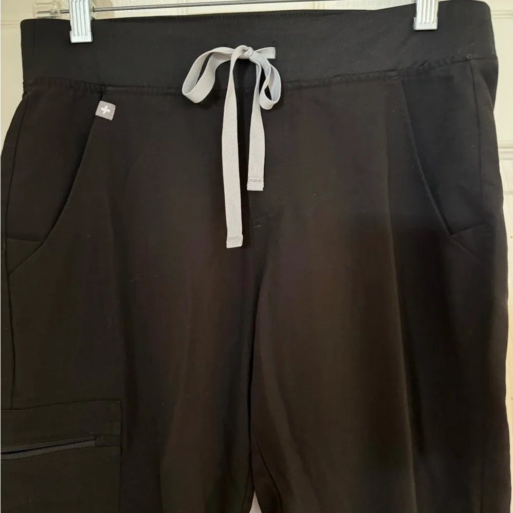 Figs Scrub Black Jogger Pants Sz S - Picture 3 of 9